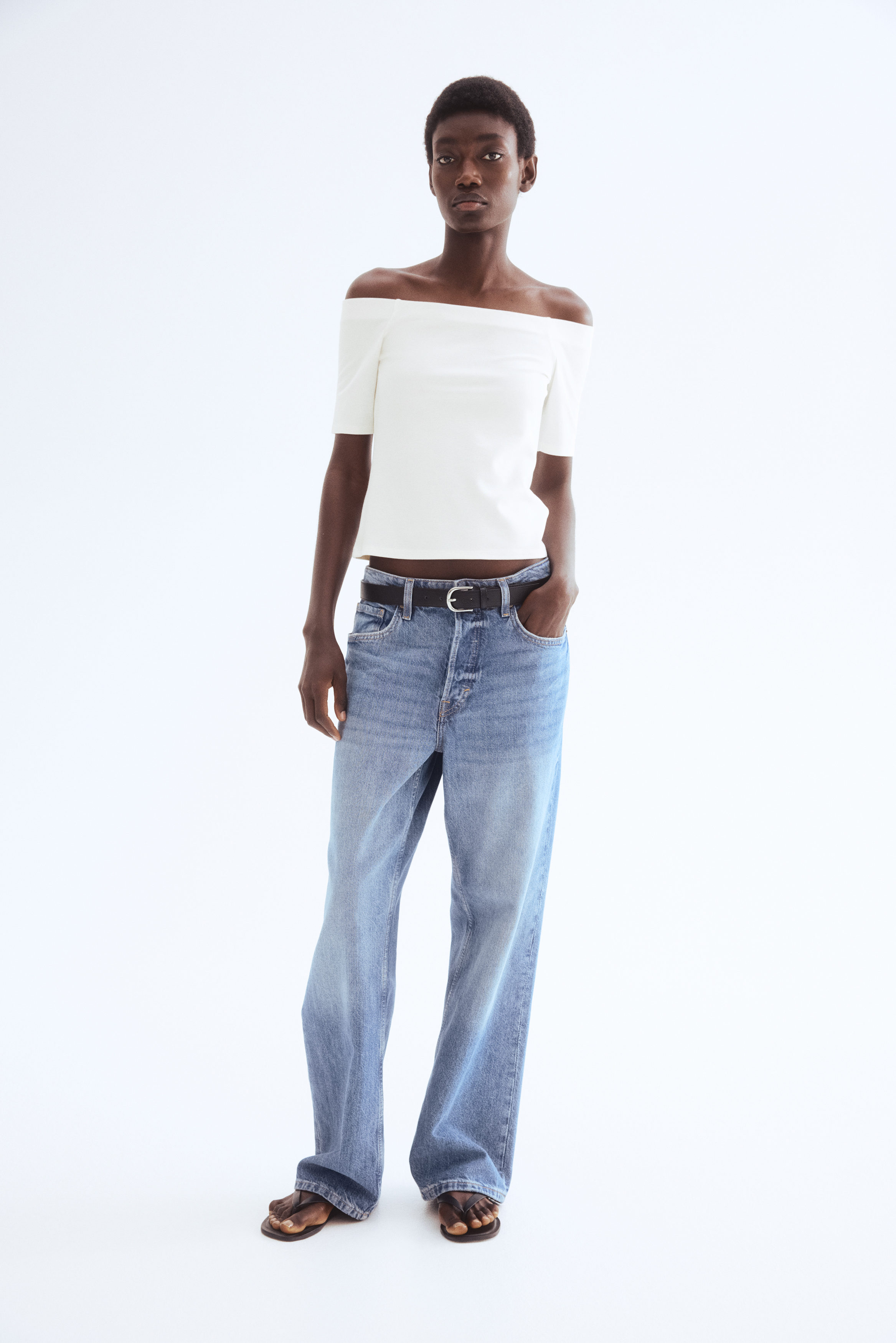 Off-the-shoulder top