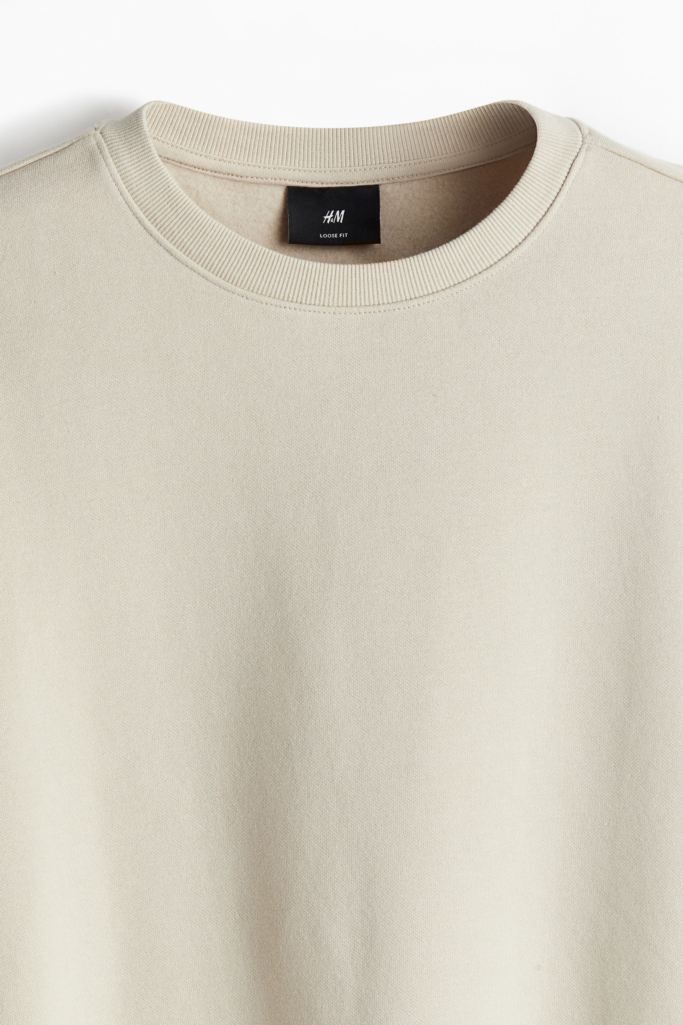 LON two side sweatshirt #03 light beige LON TWO SIDE SWEATSHIRT