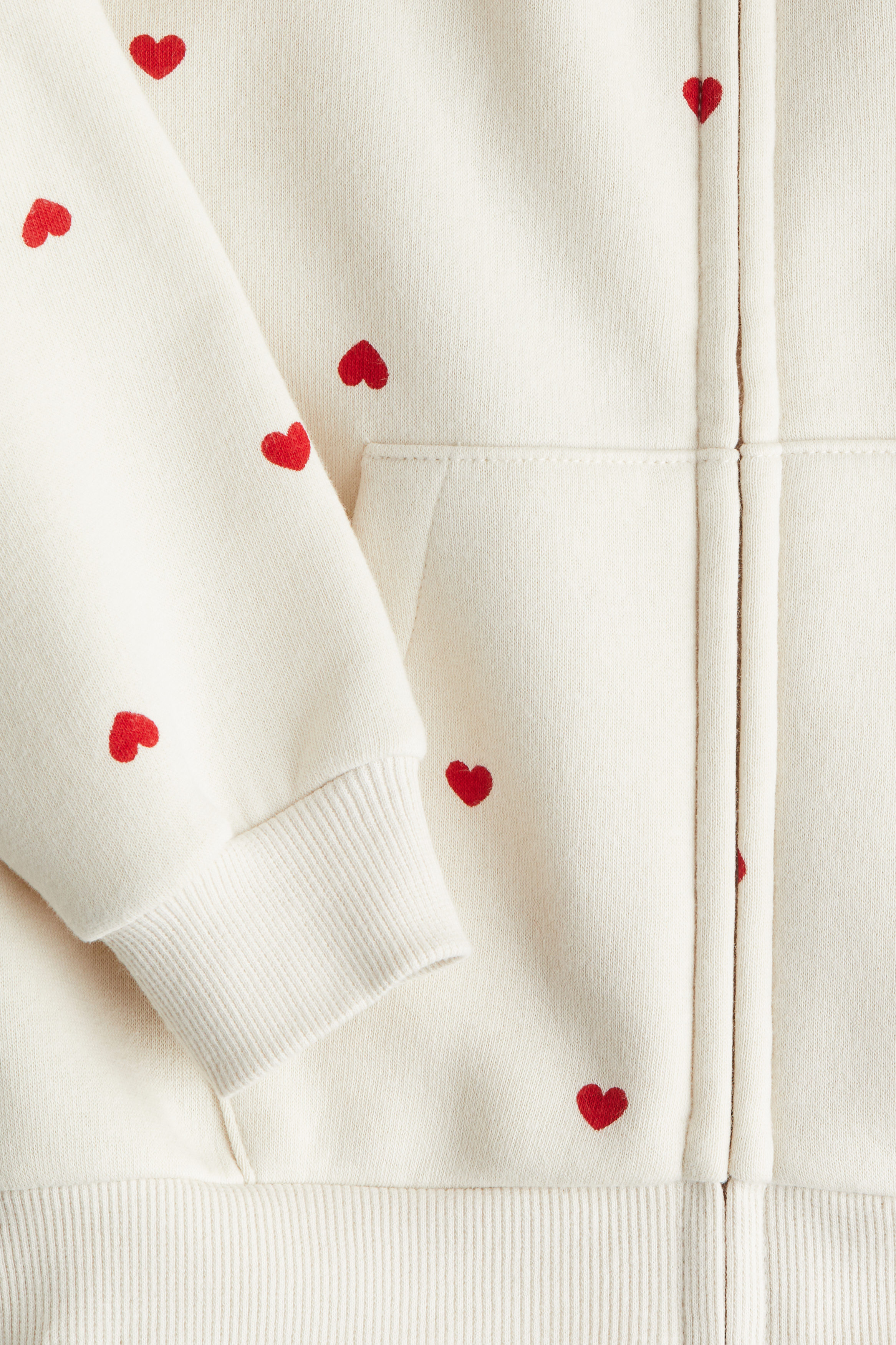 Zip-through hoodie