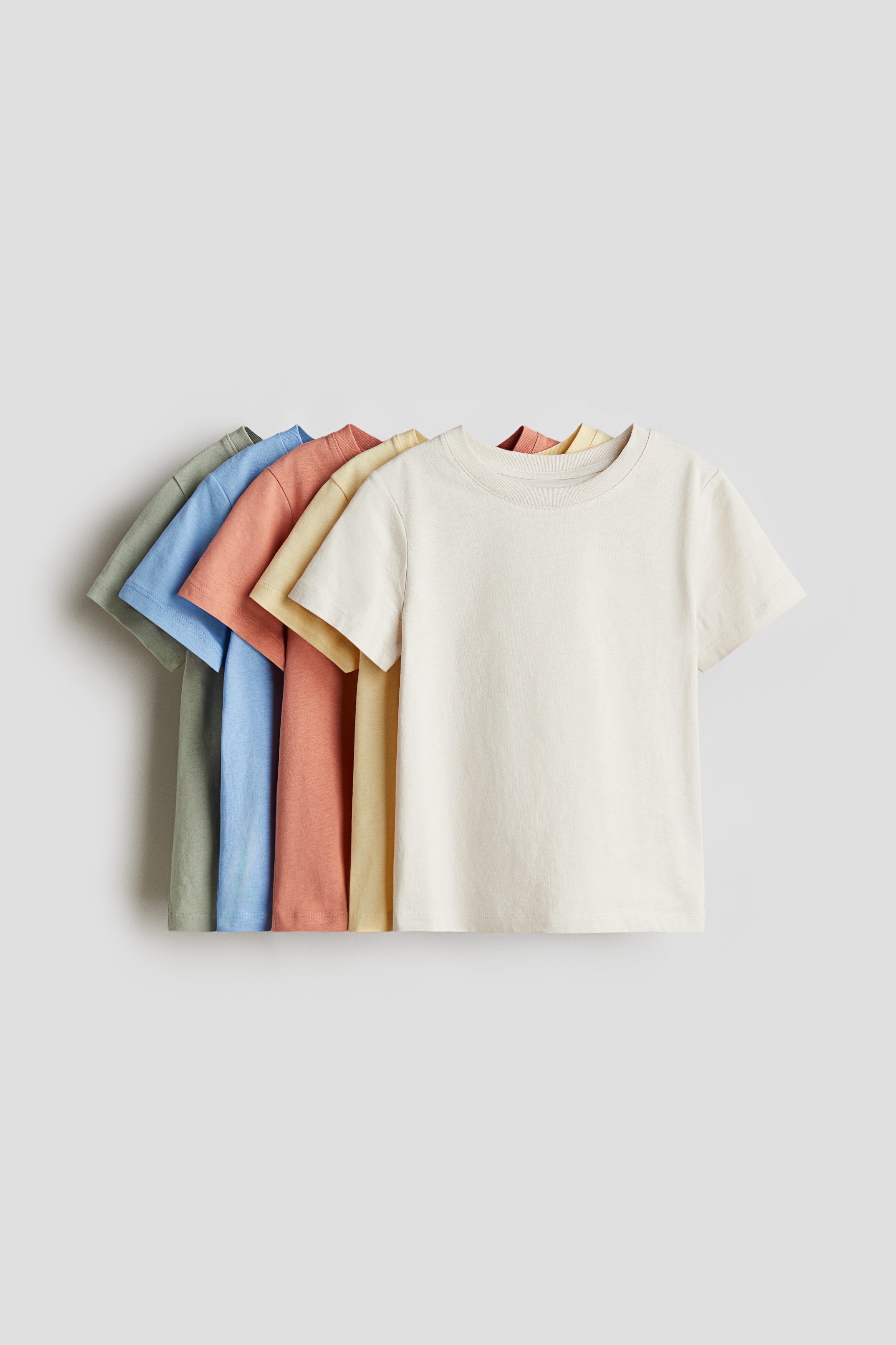 5-pack cotton T-shirts