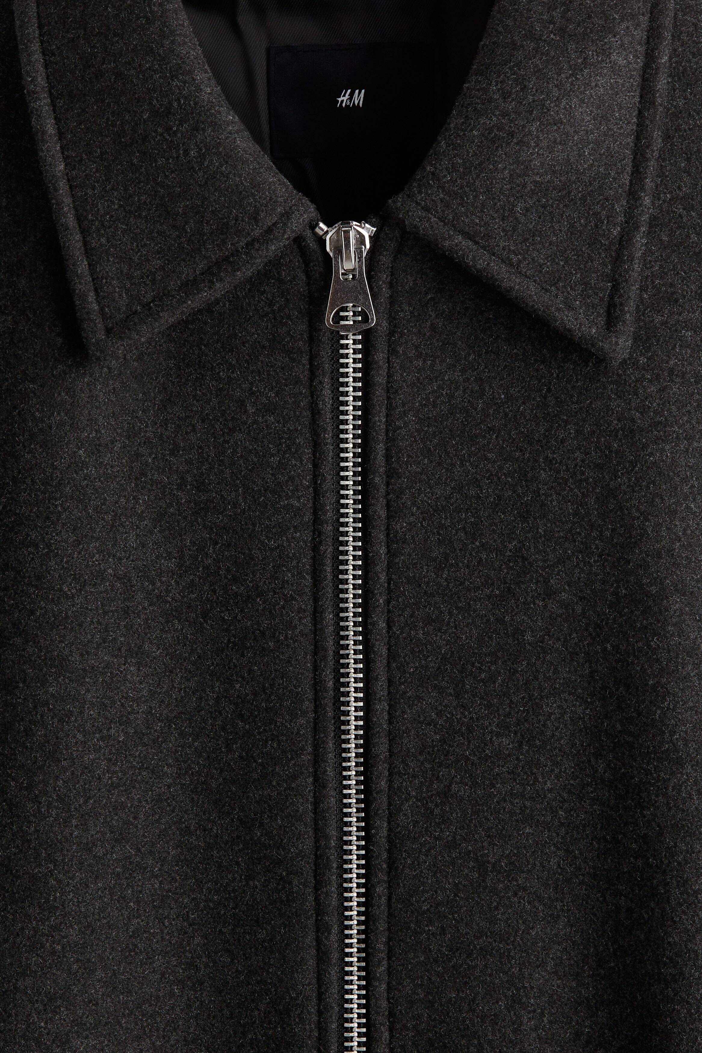 Regular Fit Felted shacket