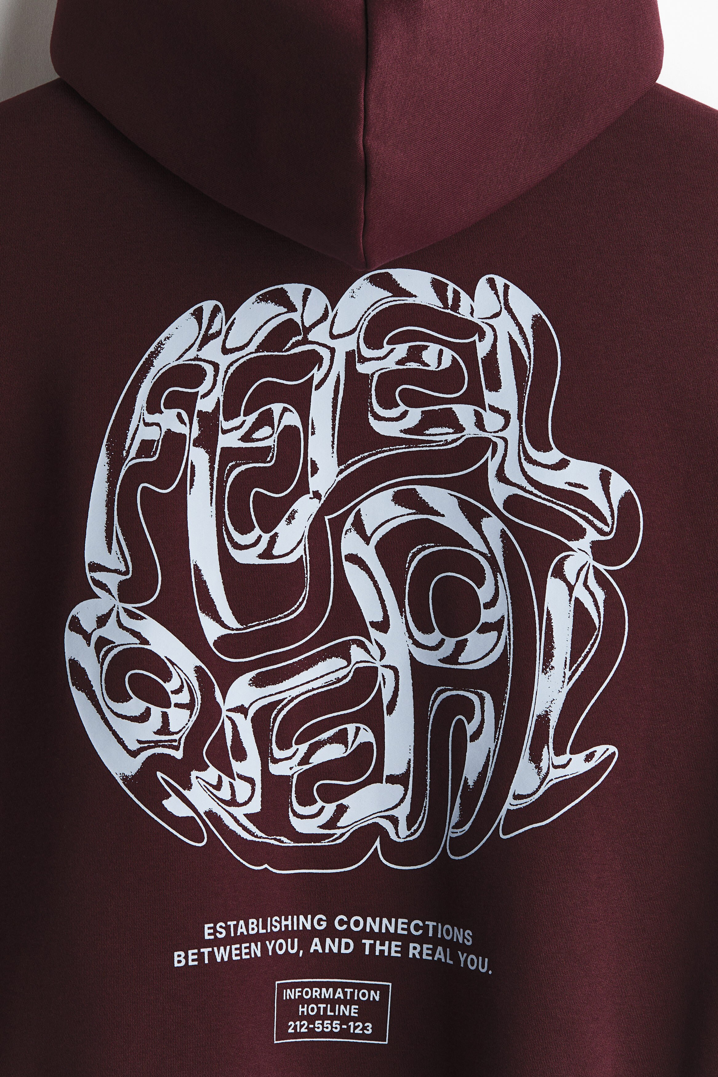 Loose Fit Printed hoodie