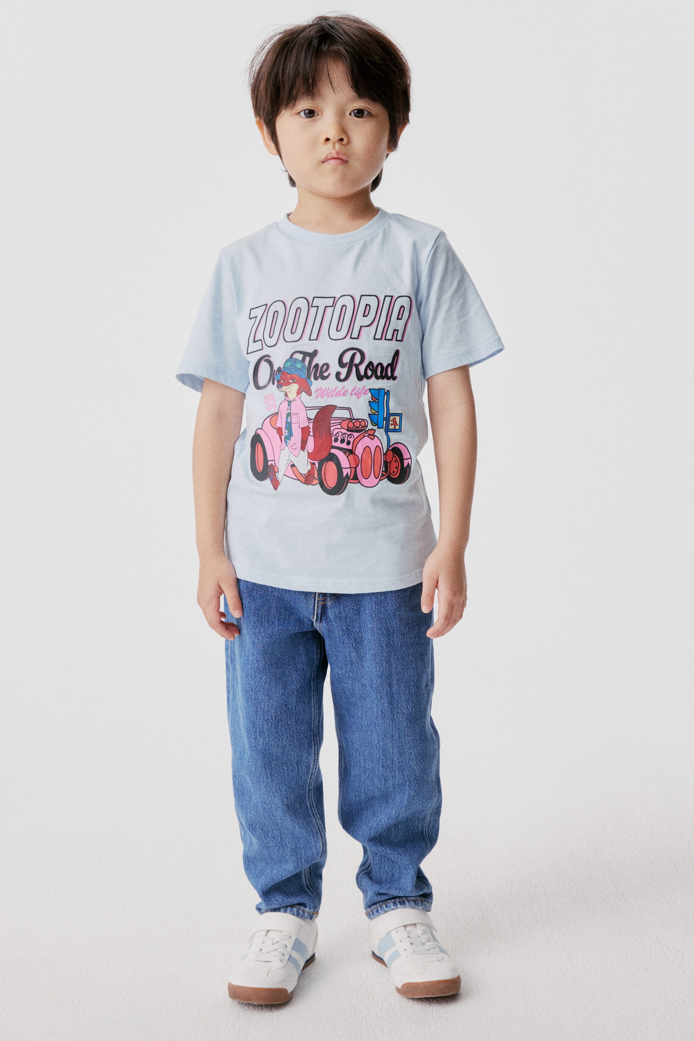 Printed cotton T-shirt