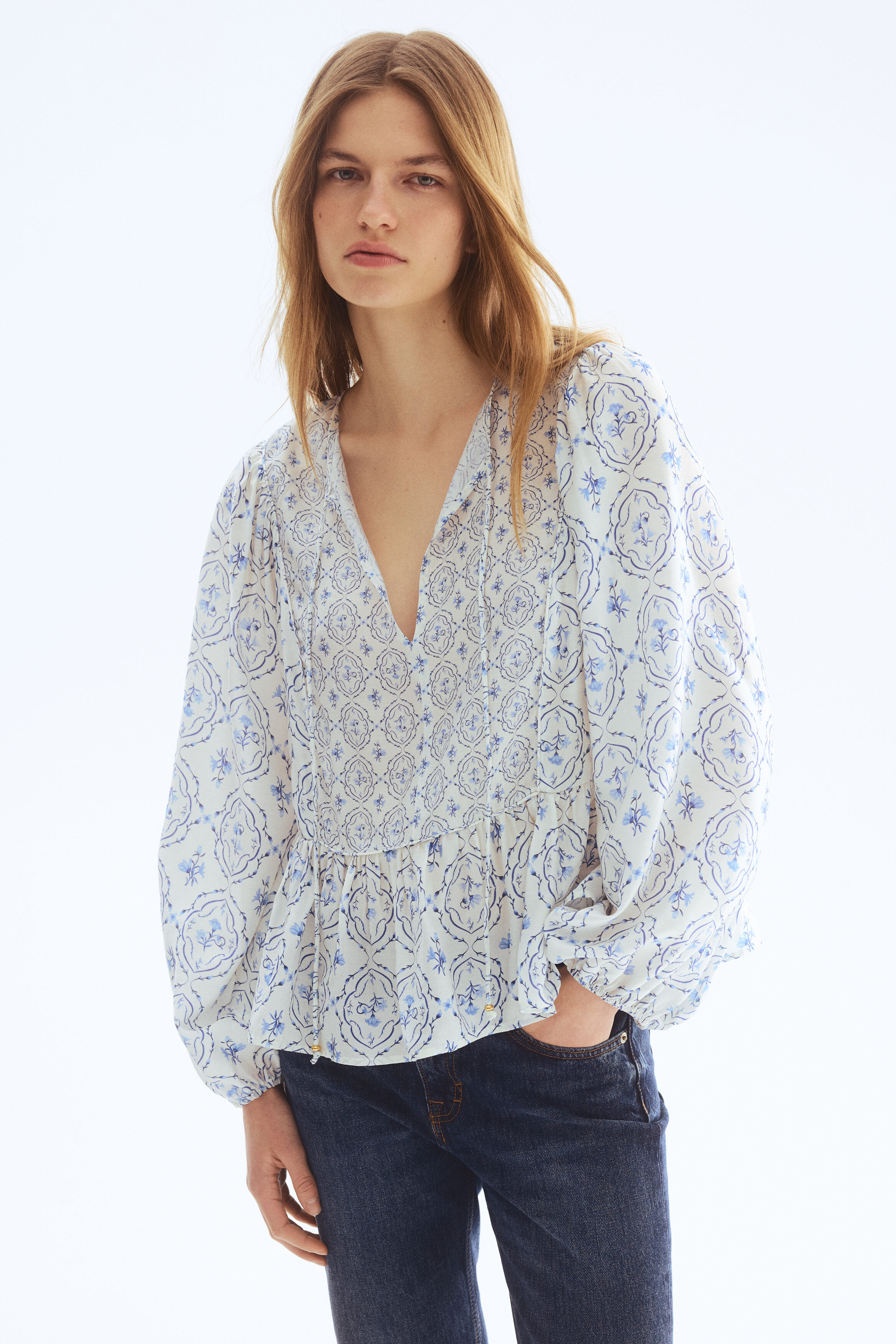 Peplum blouse