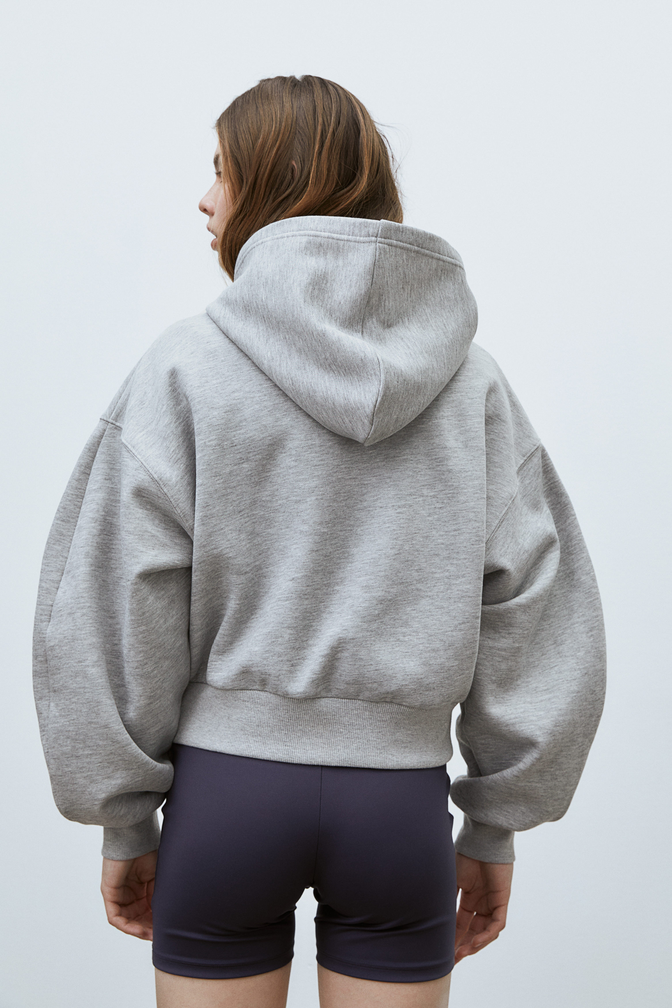 Sports zip-through hoodie