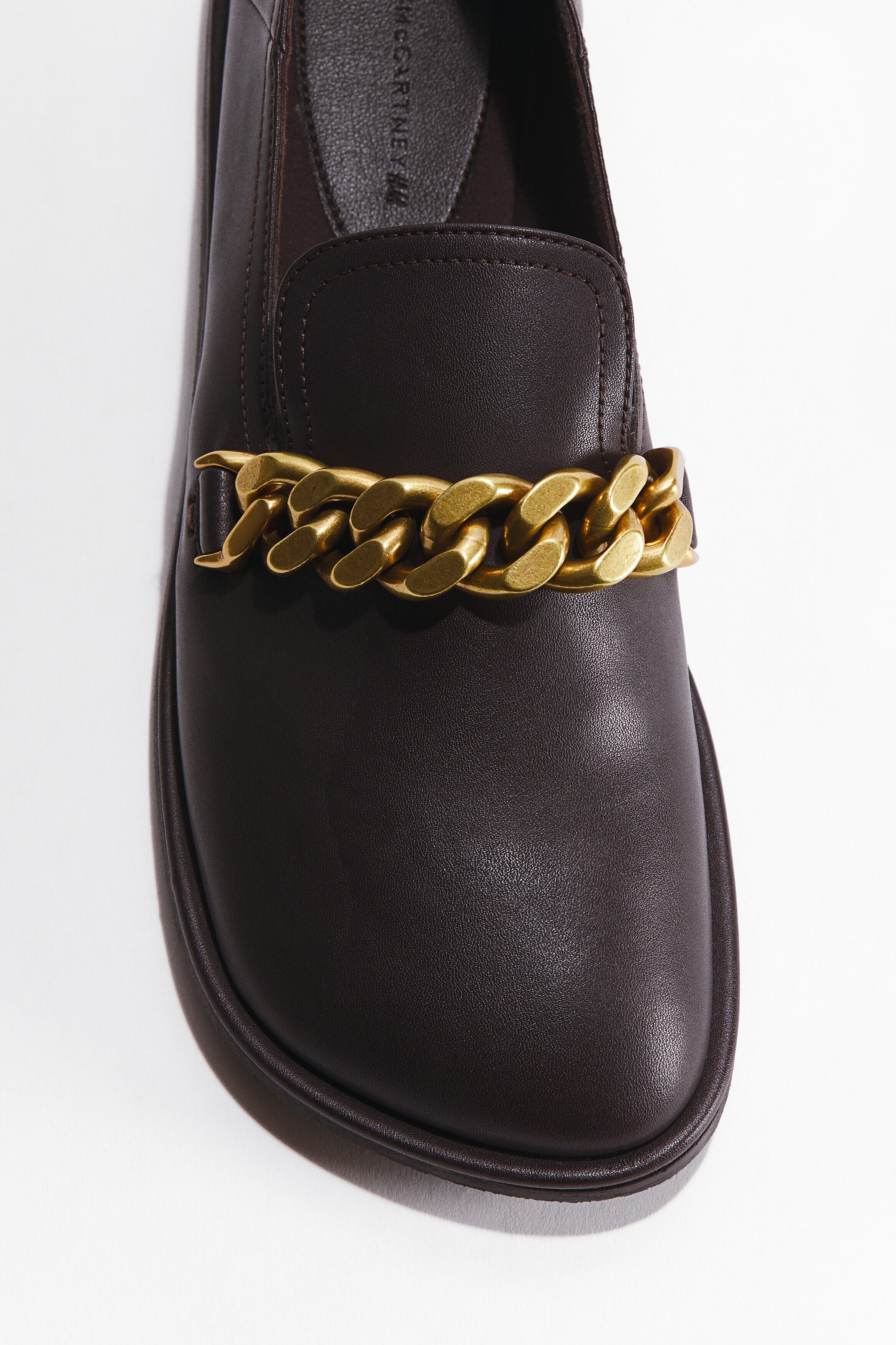 Chain-detail loafers