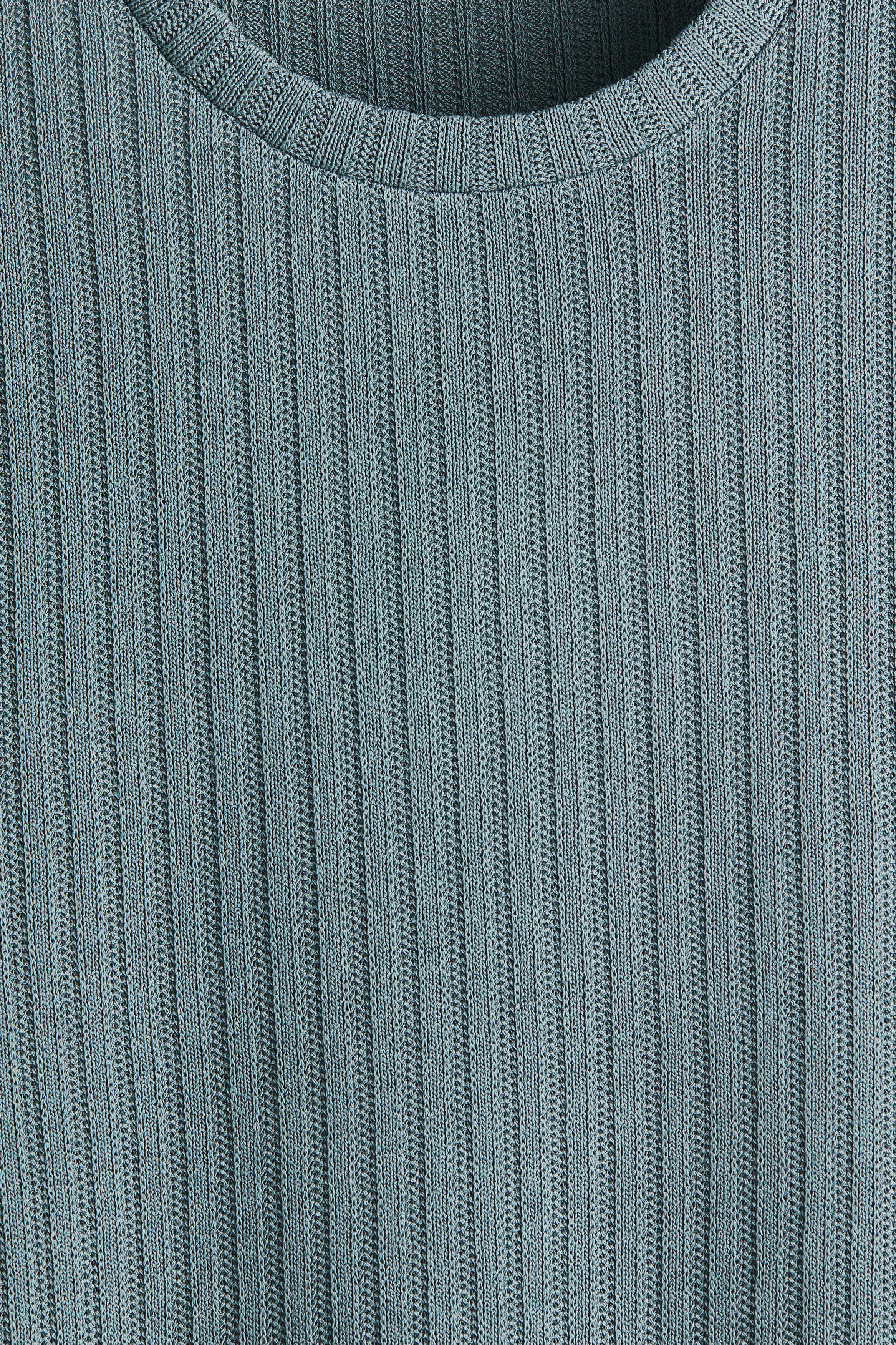 Regular Fit Rib-knit T-shirt