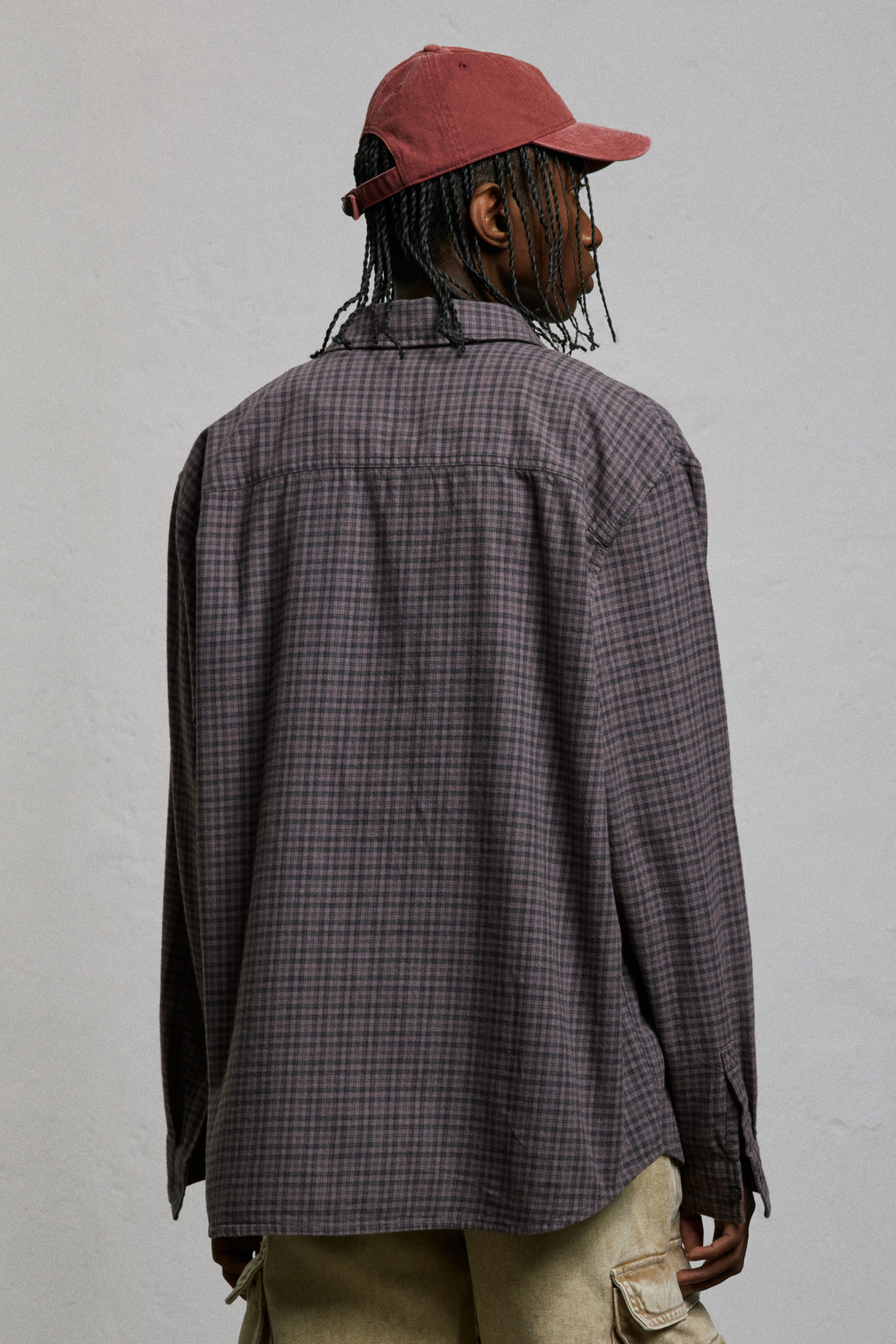 ซื้อ Loose Fit Flannel shirt ออนไลน์ สำหรับผู้ชาย | H&M Thailand