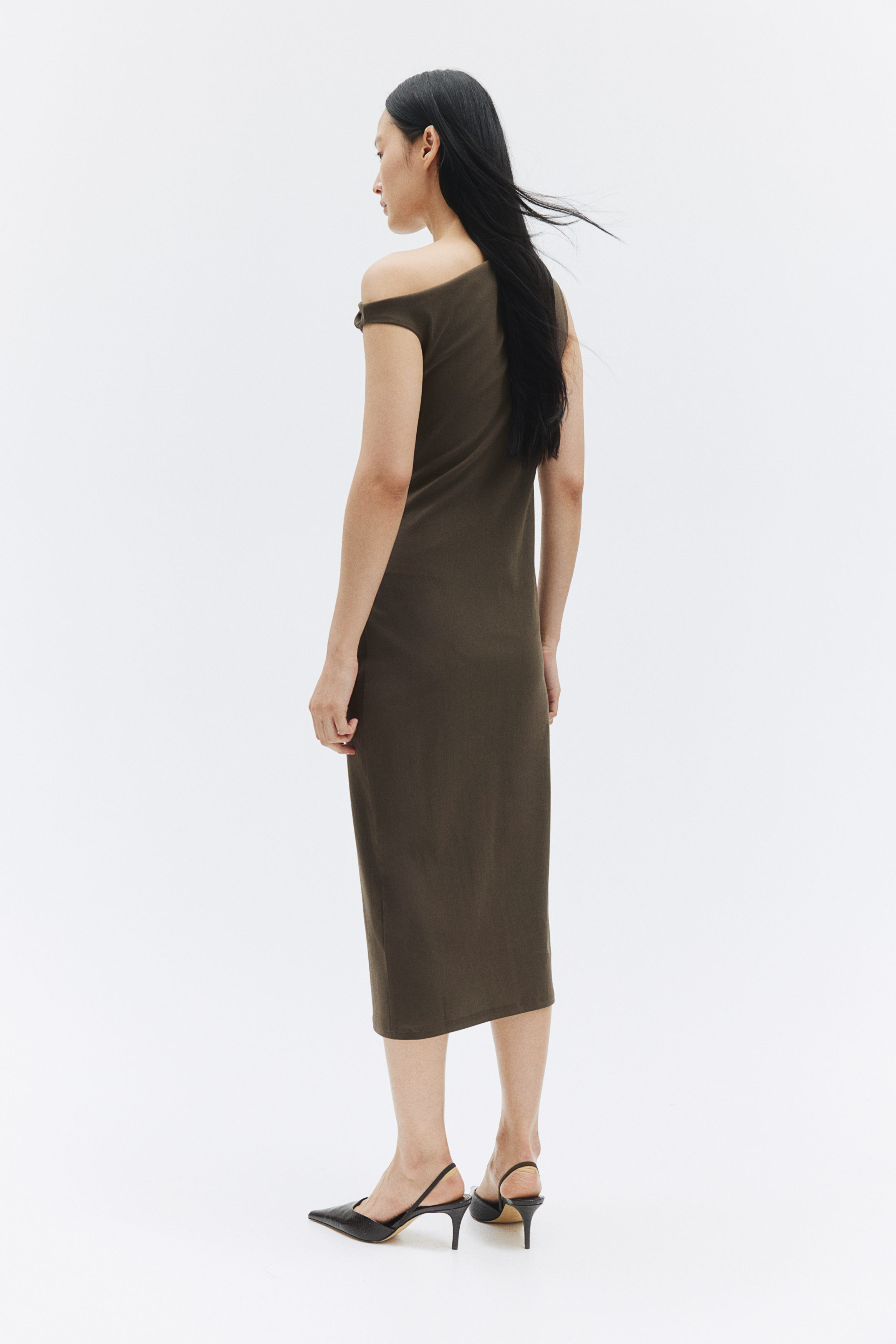 Draped bodycon dress