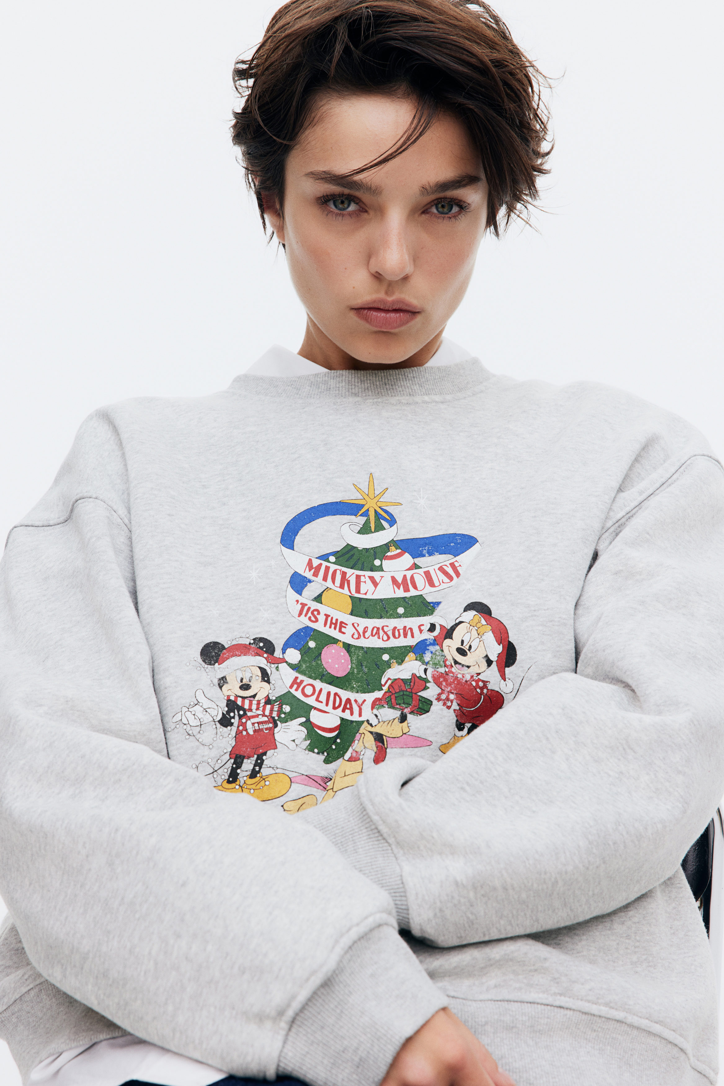 Motif-detail sweatshirt