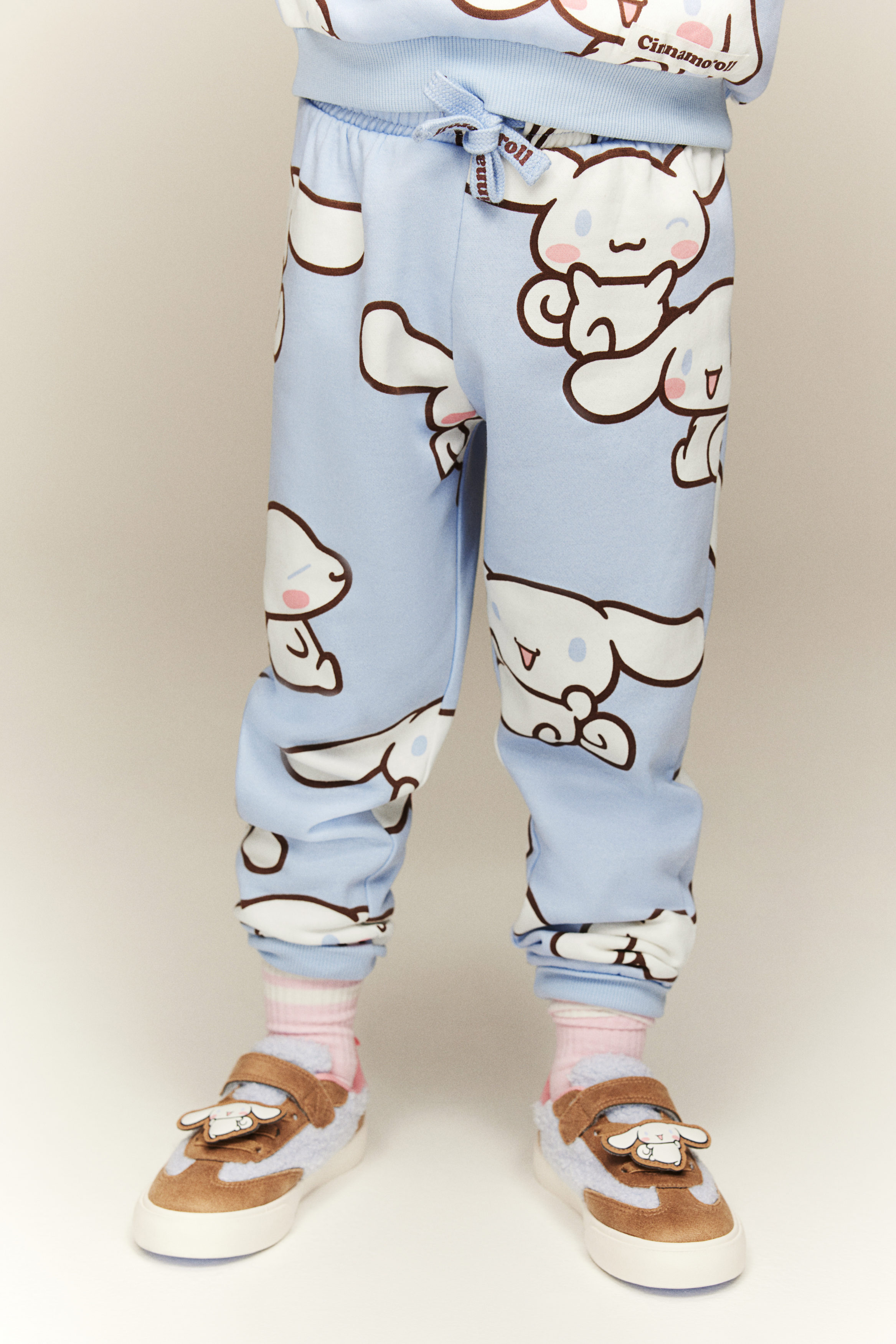 Printed sweatshirt joggers