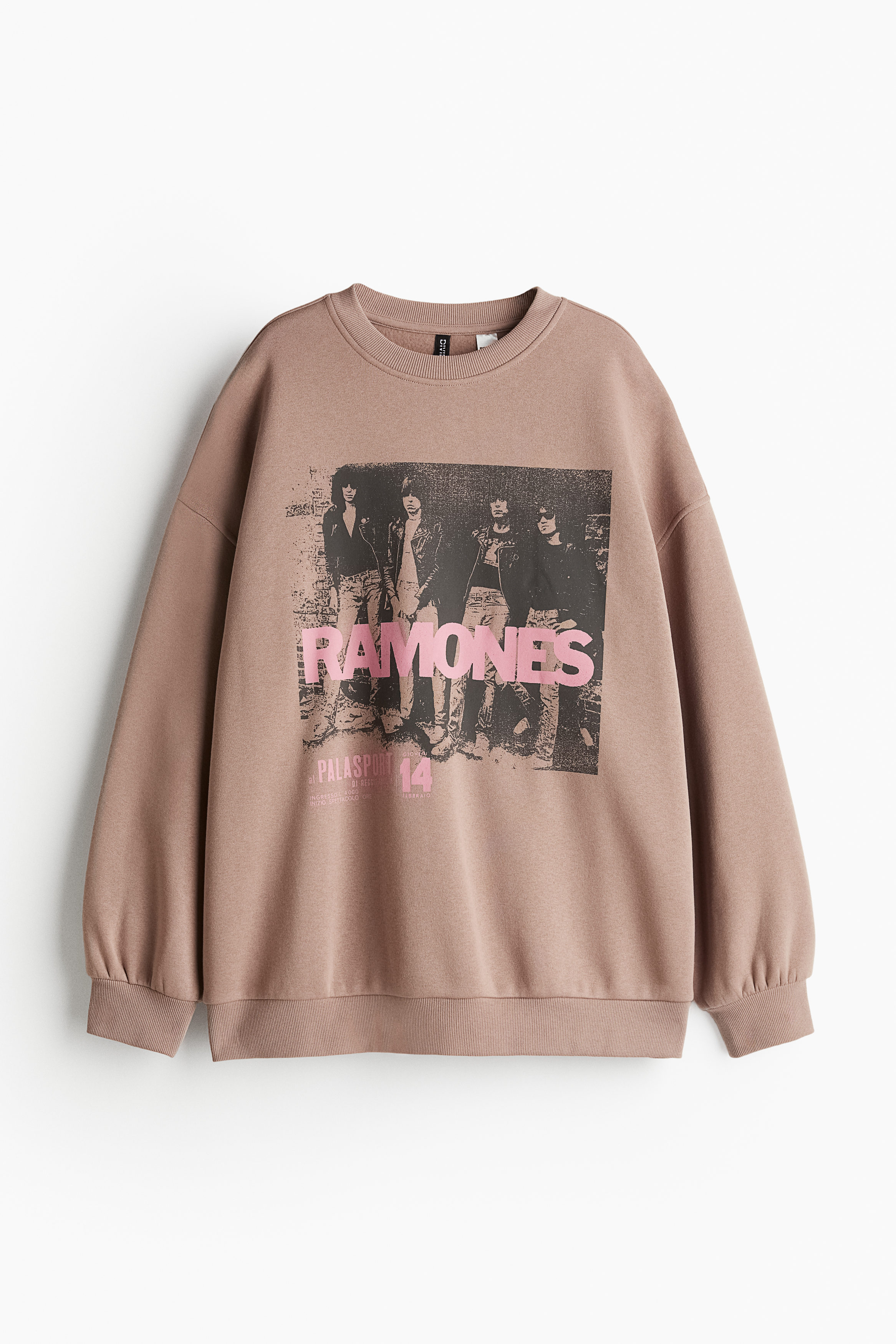 Oversized printed sweatshirt