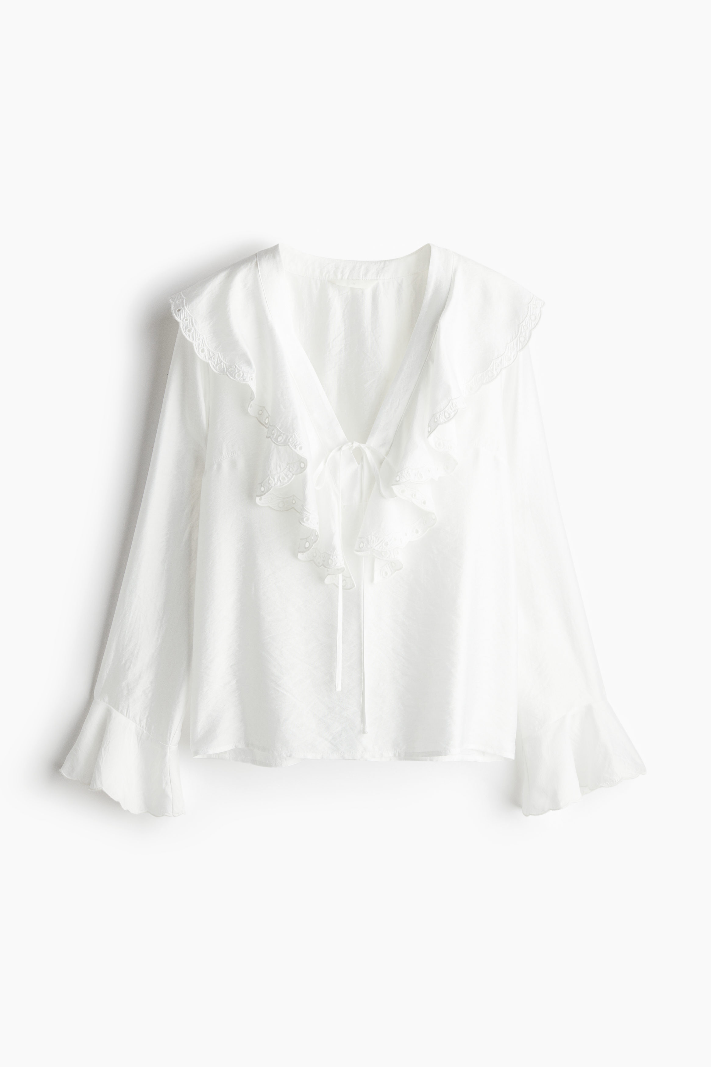 philme mekuri blouse white 【公式通販】