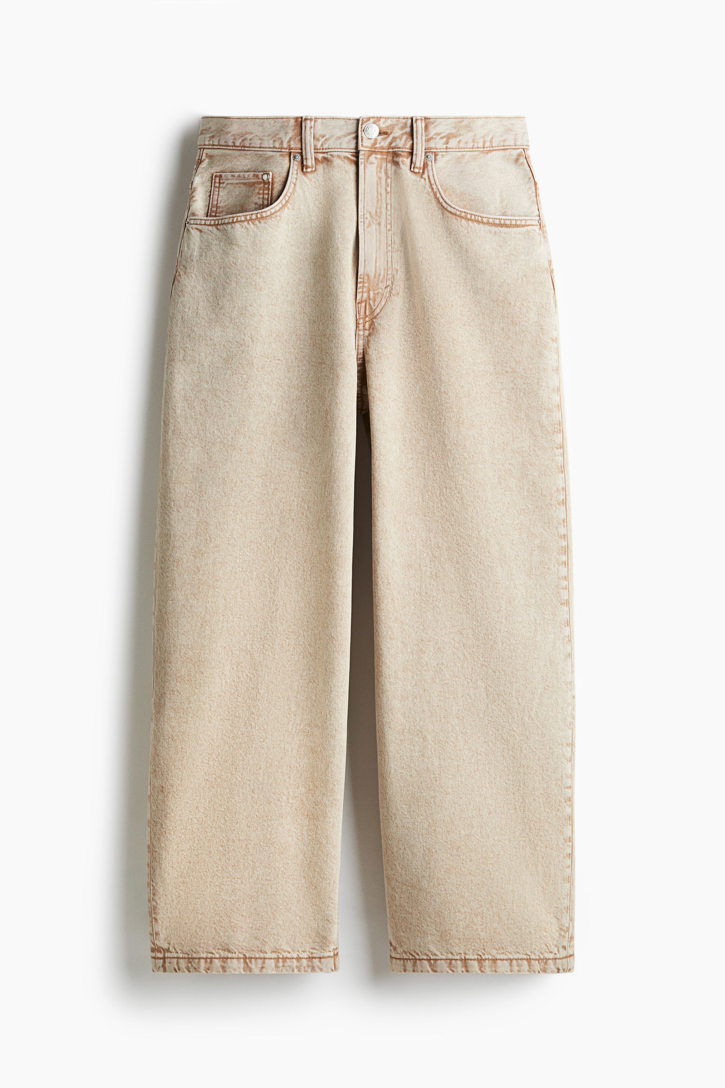 Not Dyed super baggy denim ベージュ Super Baggy Jeans
