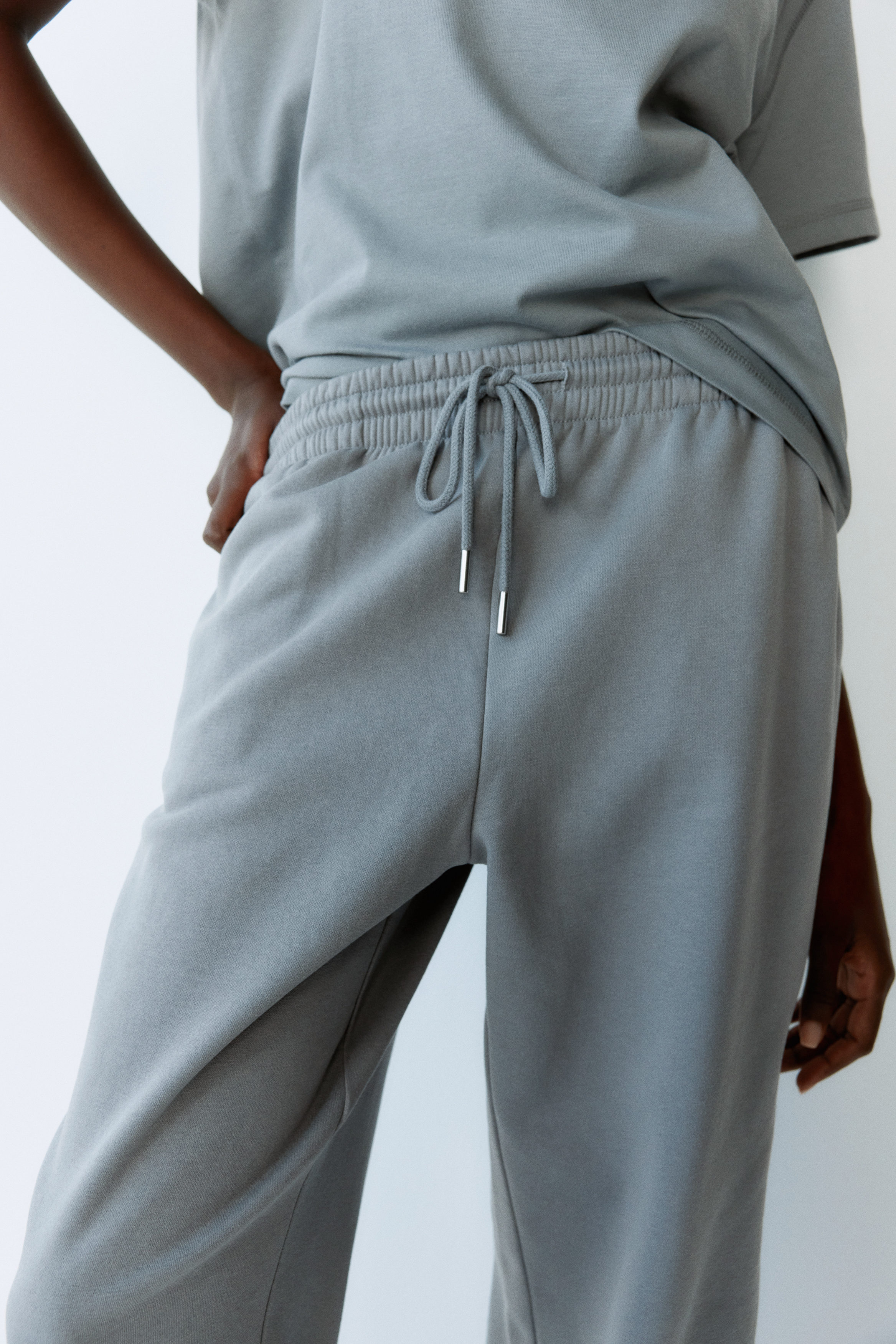 Cotton-blend sweatpants