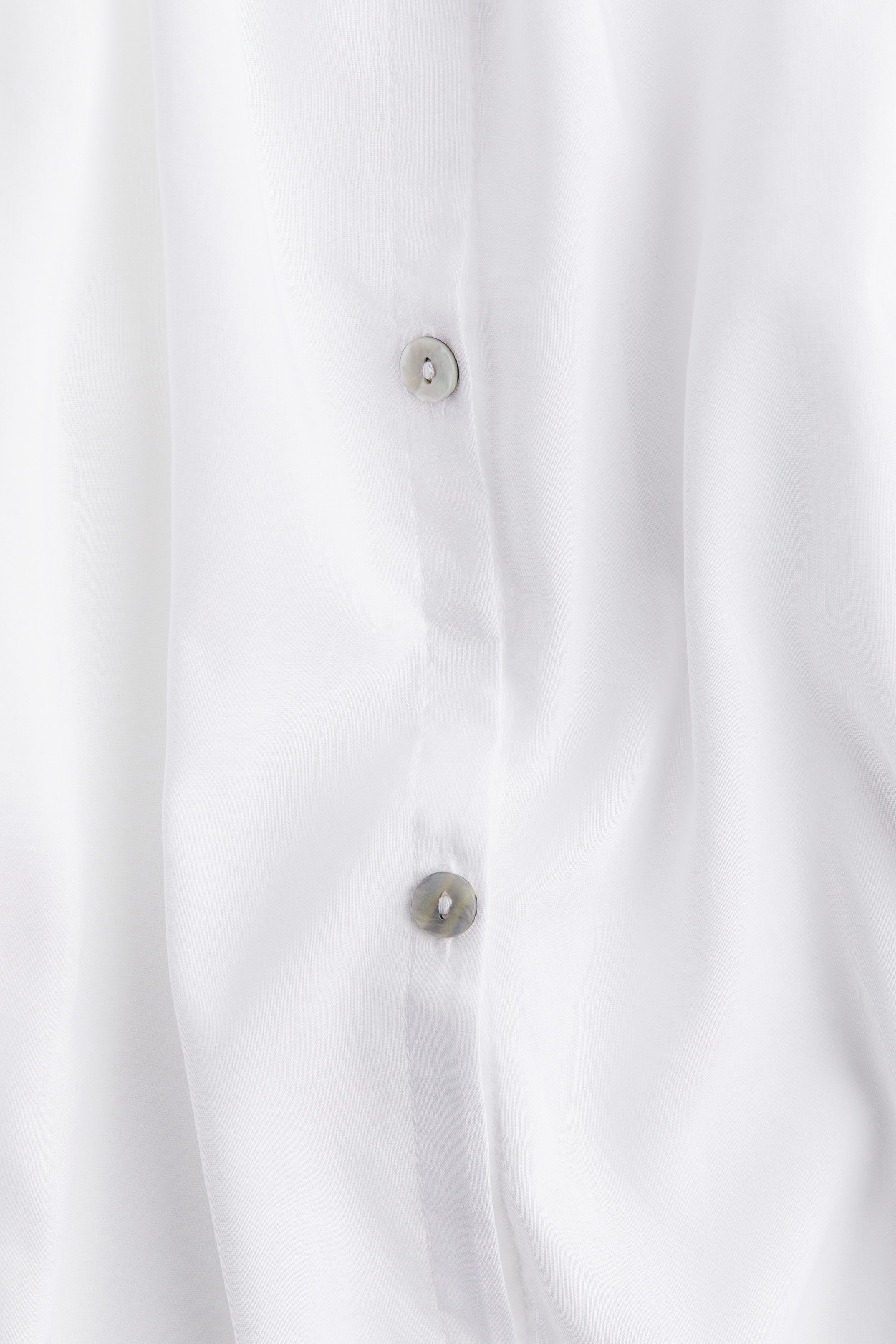 regleam◆BALLOON SLEEVE BLOUSE/FREE/ポリエステル/WHT/ストライプ/19AW-RL0 Balloon-sleeved blouse