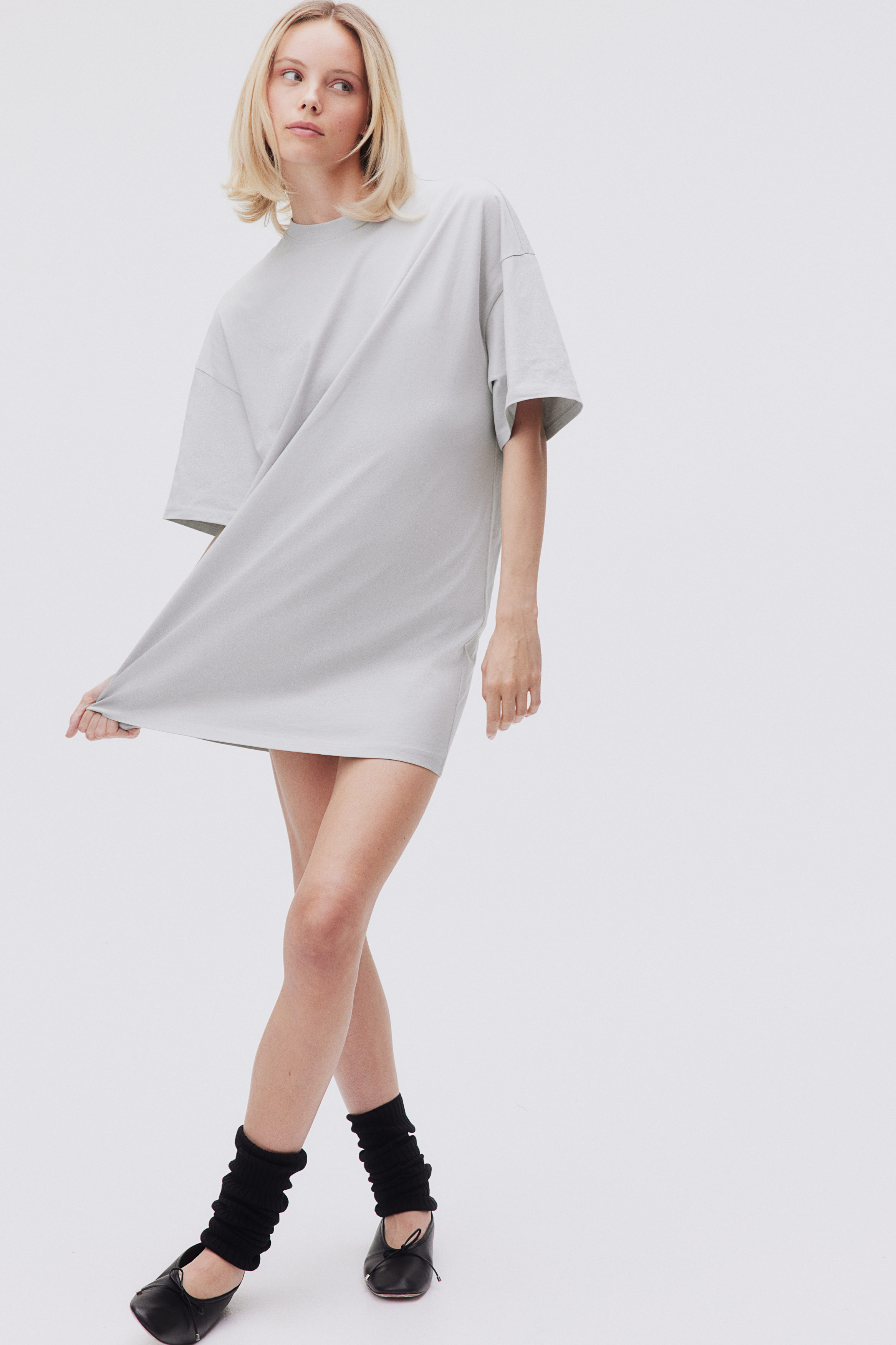 sachin and babi light blue dress Sequin Star T shirt Dress – Ani Oakli Clothing Co main image 1