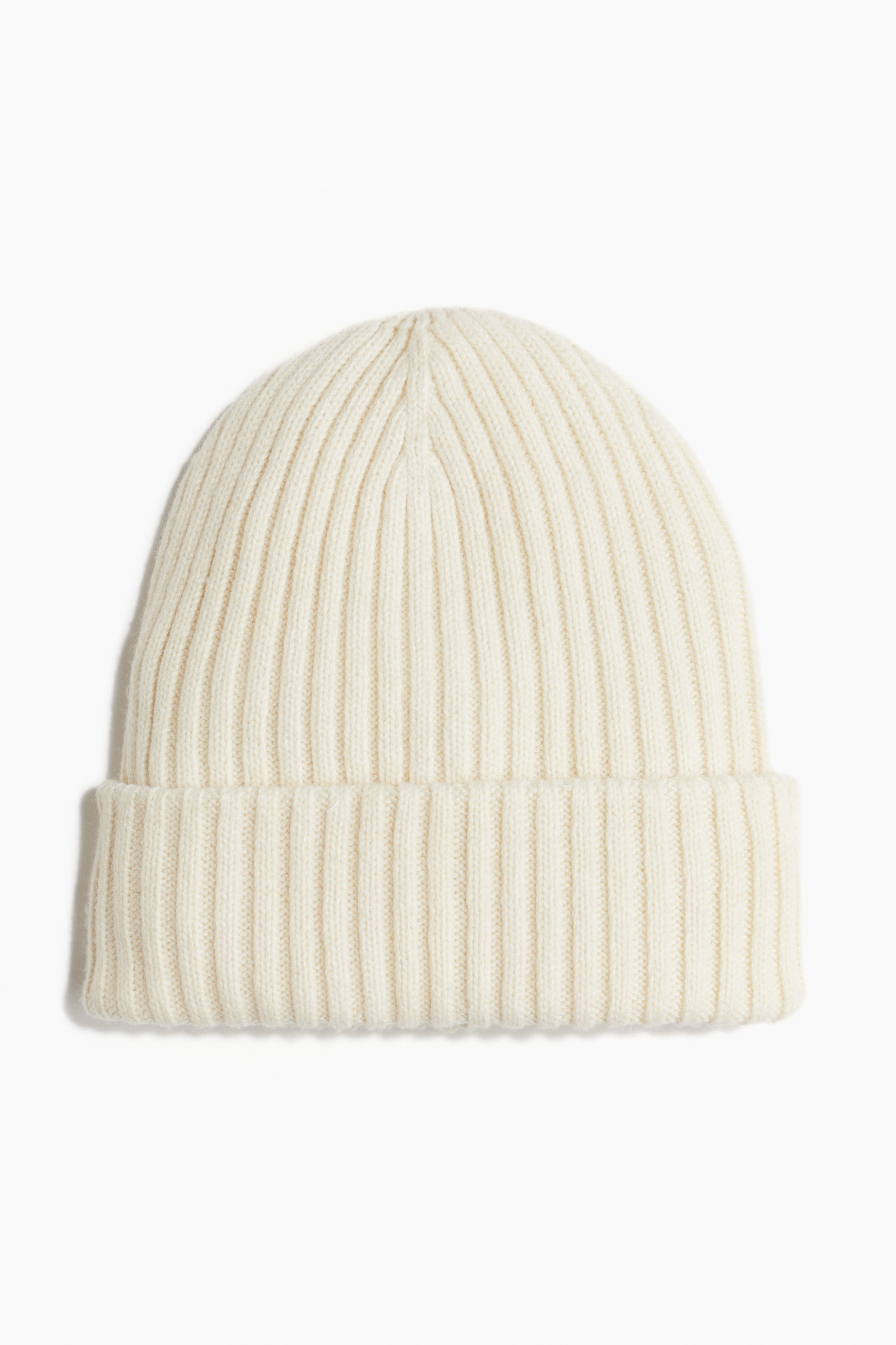 Rib-knit beanie