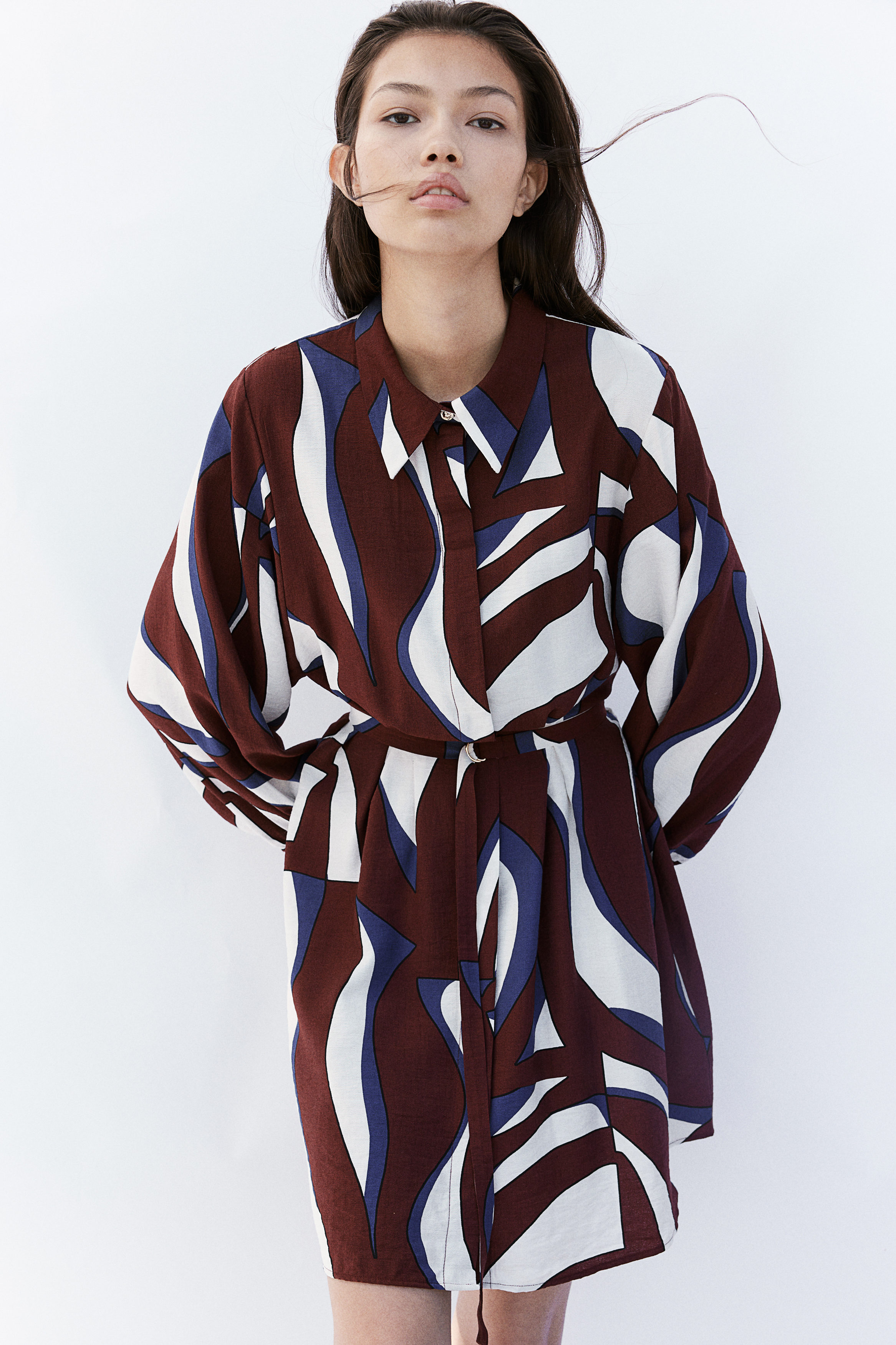 ハーリップトゥ Allure Belted Shirt Dress herlipto Allure Belted Shirt Dress 【公式通販】